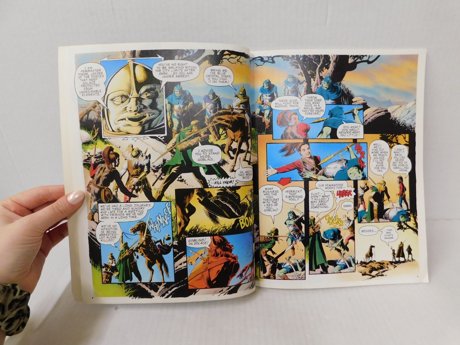 TSR Graphic Novel DRAGONLANCE Saga Book 1 PB Roy Thomas & Thomas Yeates 1987 1st