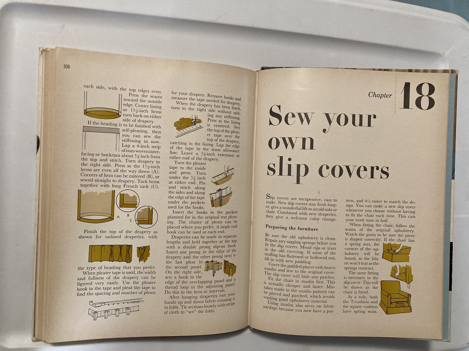 1961 Better Homes & Gardens Sewing Book – How To Sew At Home Hardcover MCM