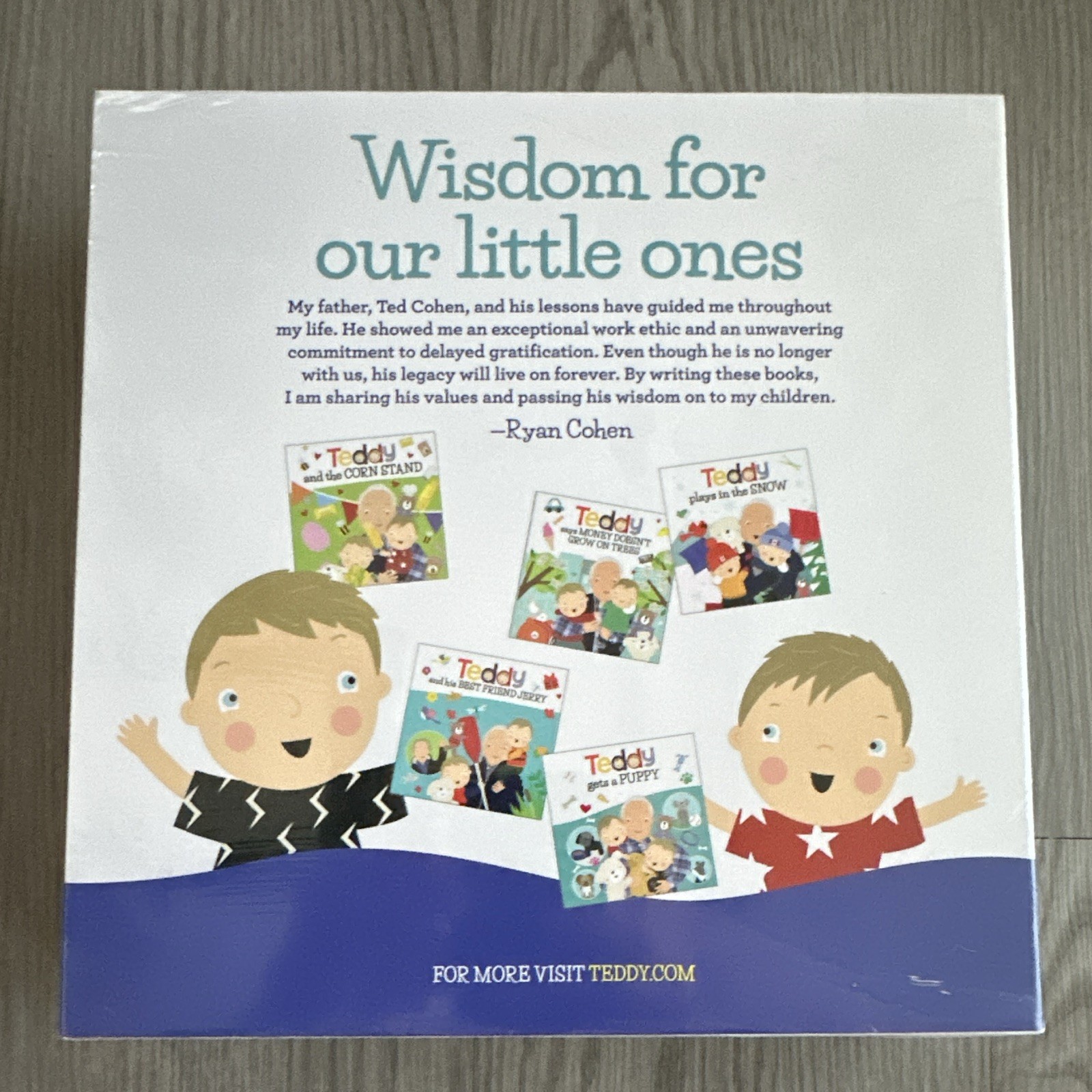 Teddy Vol. 2 5-Book Illustrated Box Set Picture Books Ryan Cohen