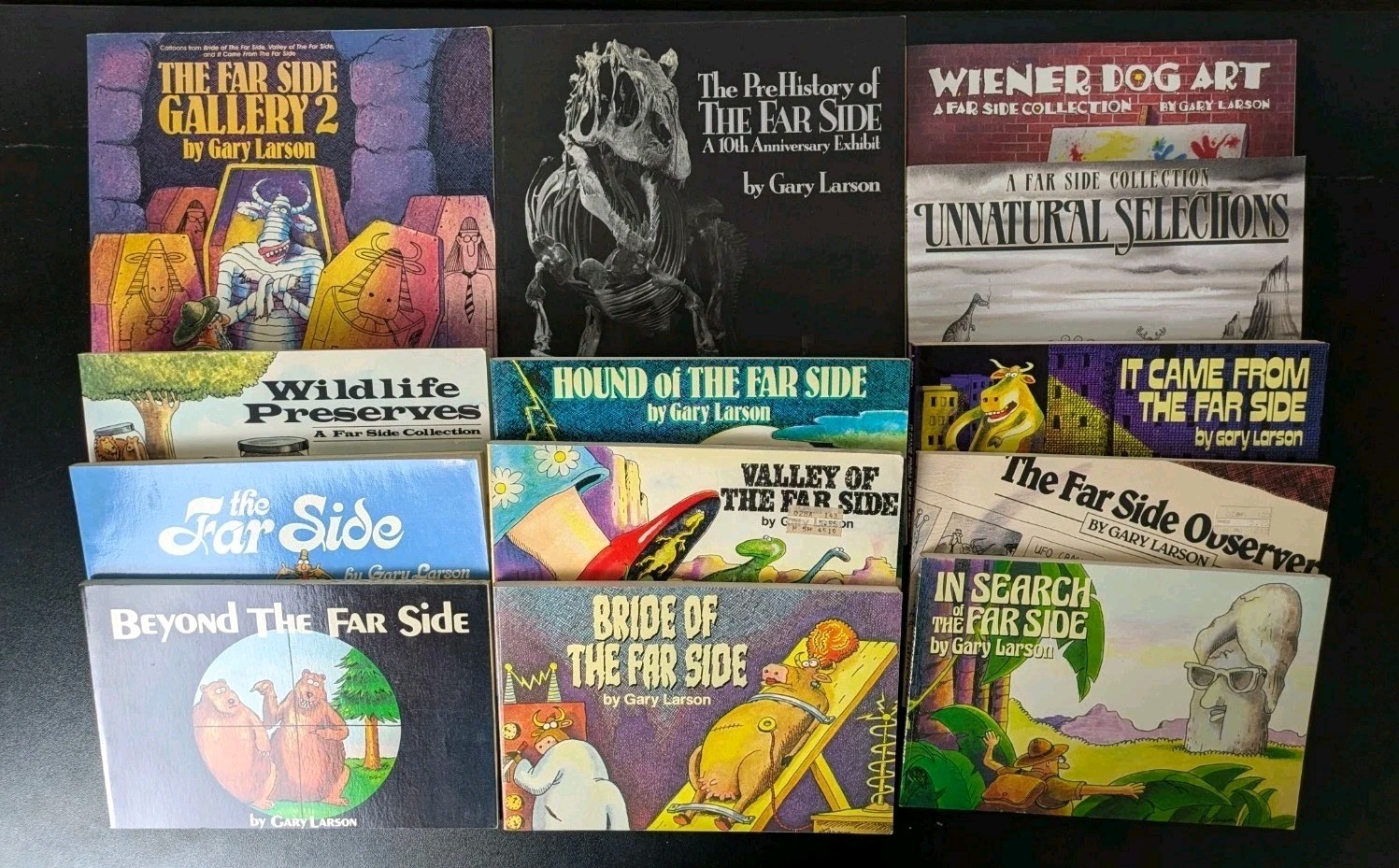Lot Of 13 Gary Larson Comic The Far Side