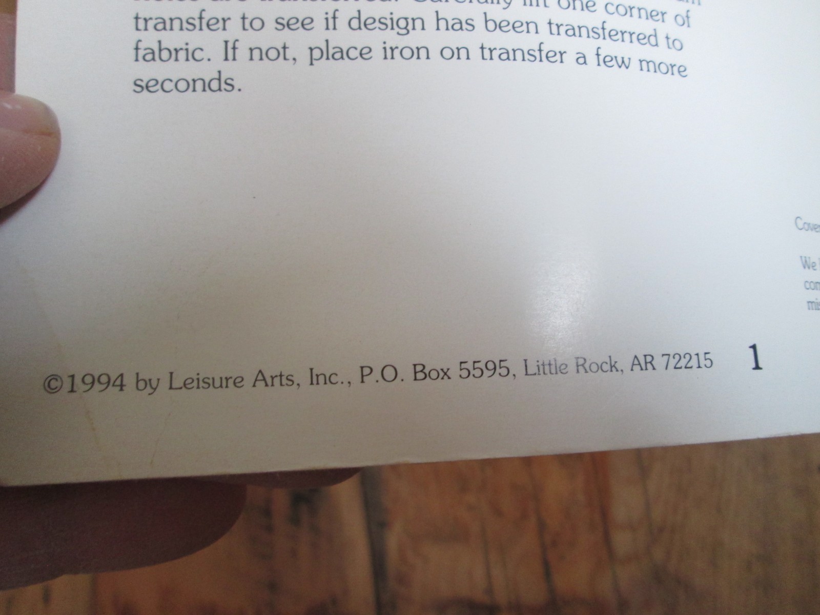 Terrific Iron-On Transfers Book Leisure Arts Hundreds of Designs! Vintage 1994