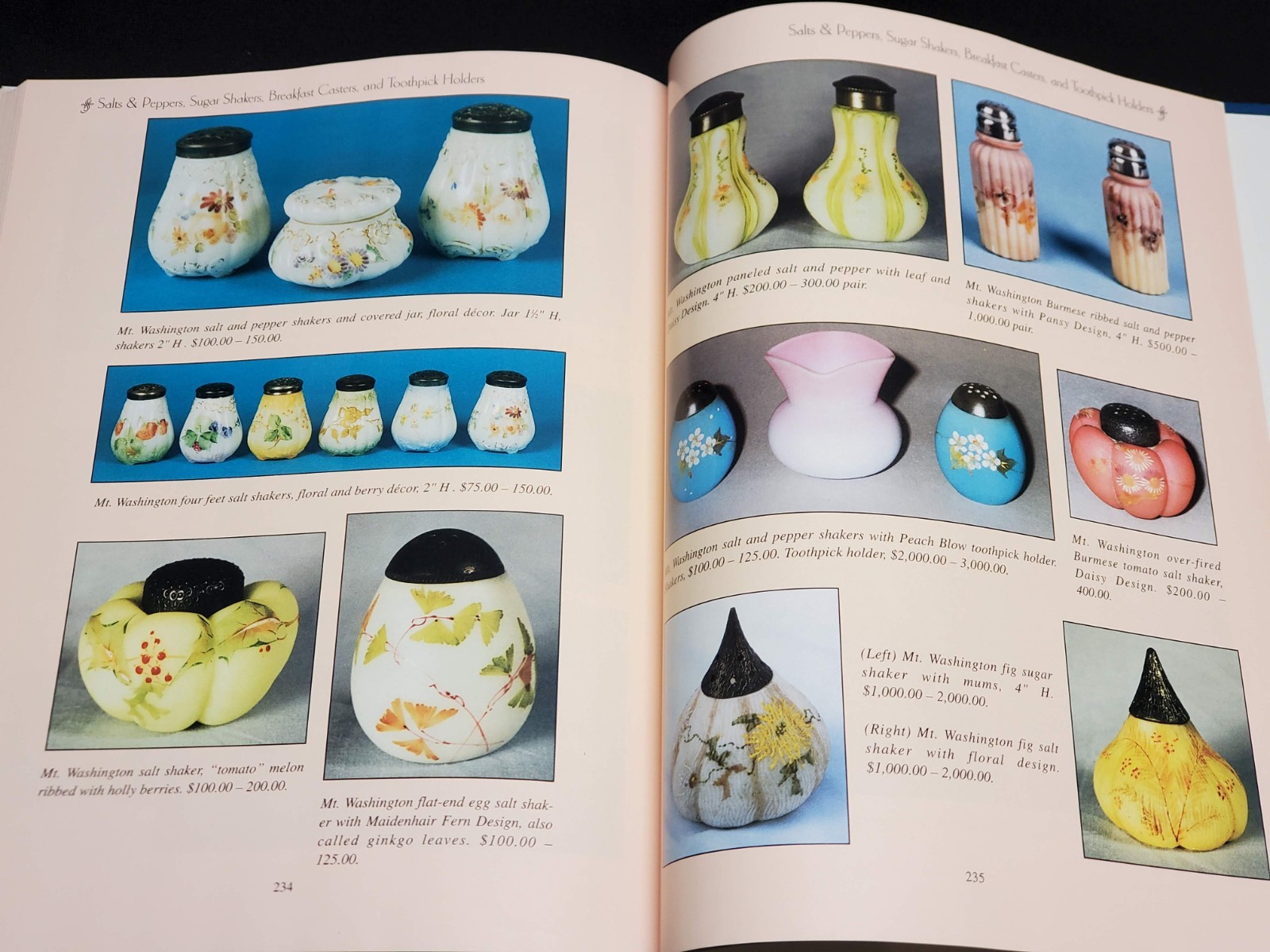 Mt. Washington Art Glass, Webb Burmese ID Value Guide Book HB 2003 Betty Sisk