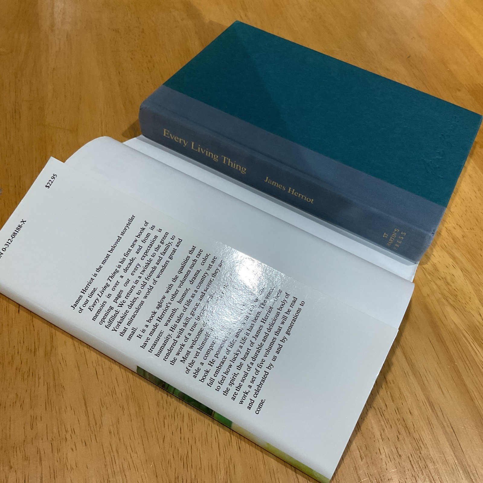 James Herriot Every Living Thing Hardbound St. Martins Press 1992 DJ