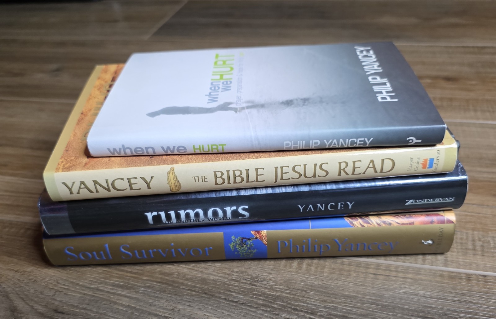 Philip Yancey Christian Book Lot of 4 Hardcover Religious Bible Spiritual Jesus