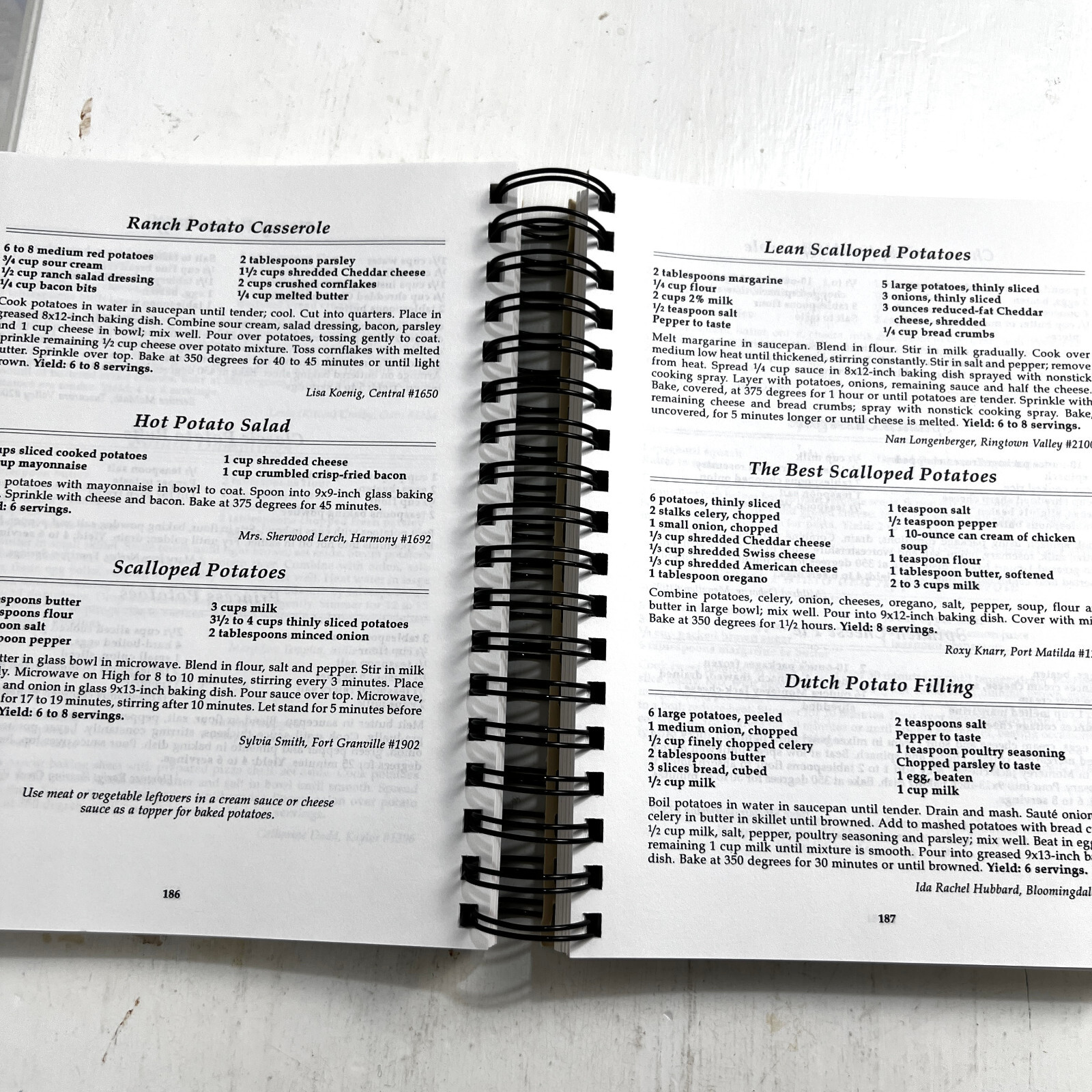 The Pennsylvania State Grange Cookbook 1993 Spiral Bound 432 Pages