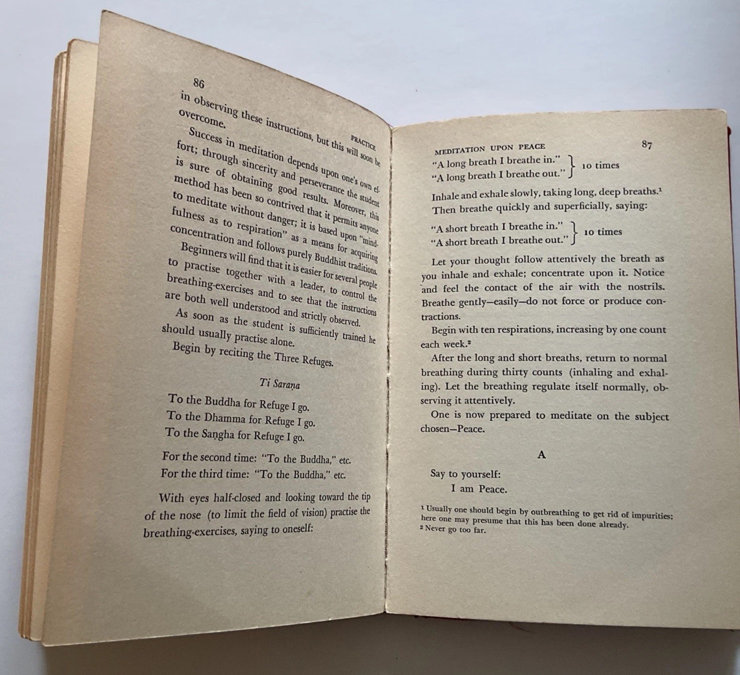 BUDDHIST MEDITATION IN THE SOUTHERN SCHOOL – Lounsbery – First American Ed 1935