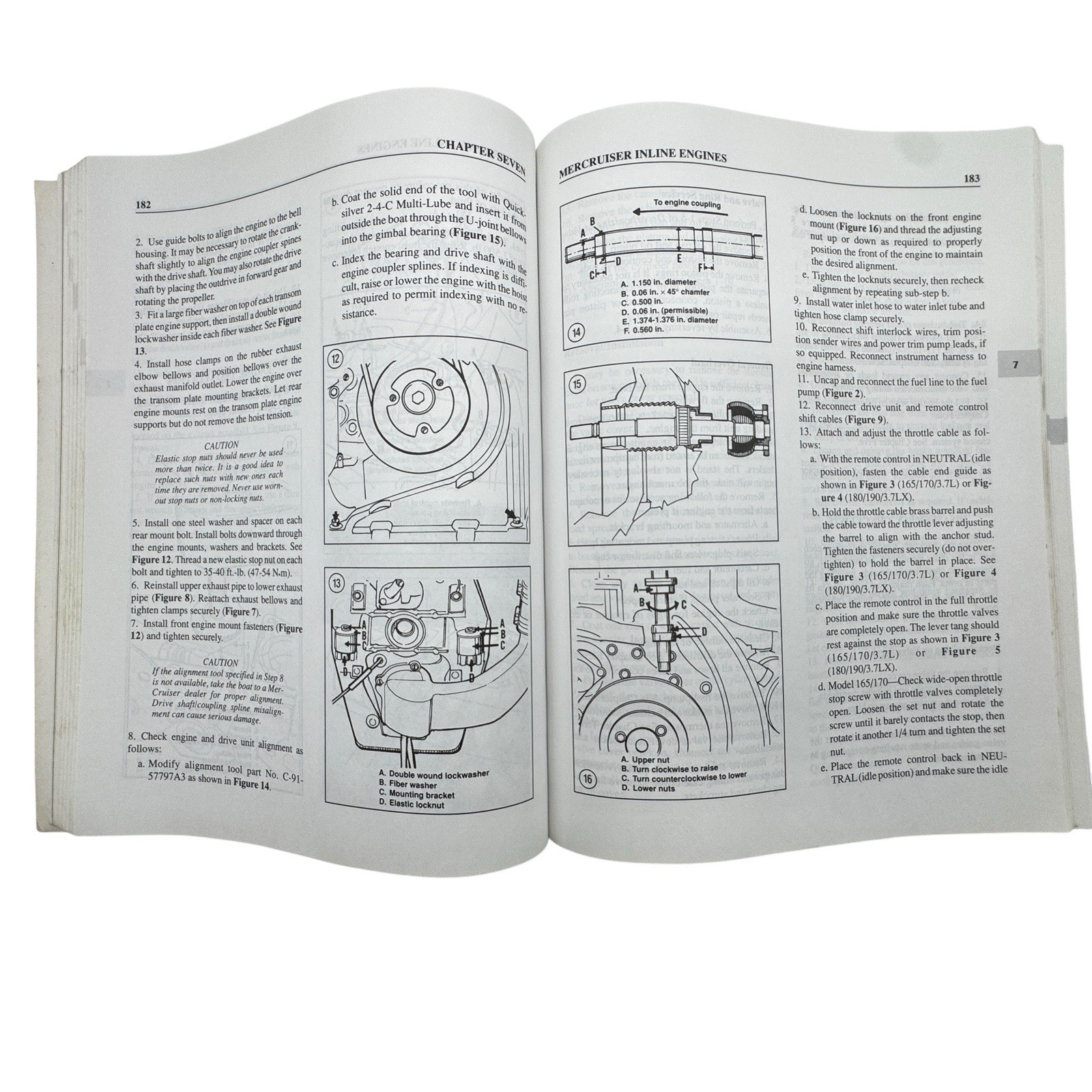 Clymer Mercruiser Stern Drive Shop Manual B742 1986-1994 Alpha Bravo Repair