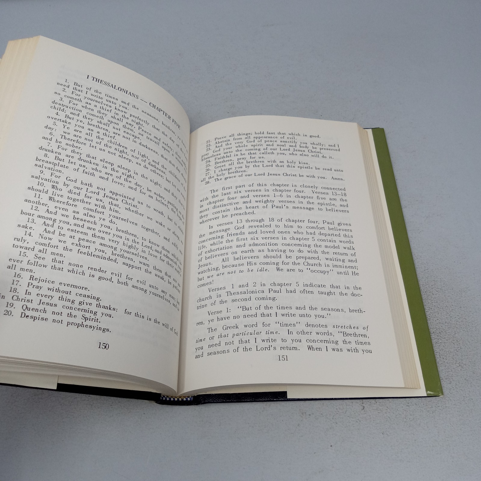 The Epistles of Paul the Apostle to the Thessalonians 1964 HC Oliver B. Greene