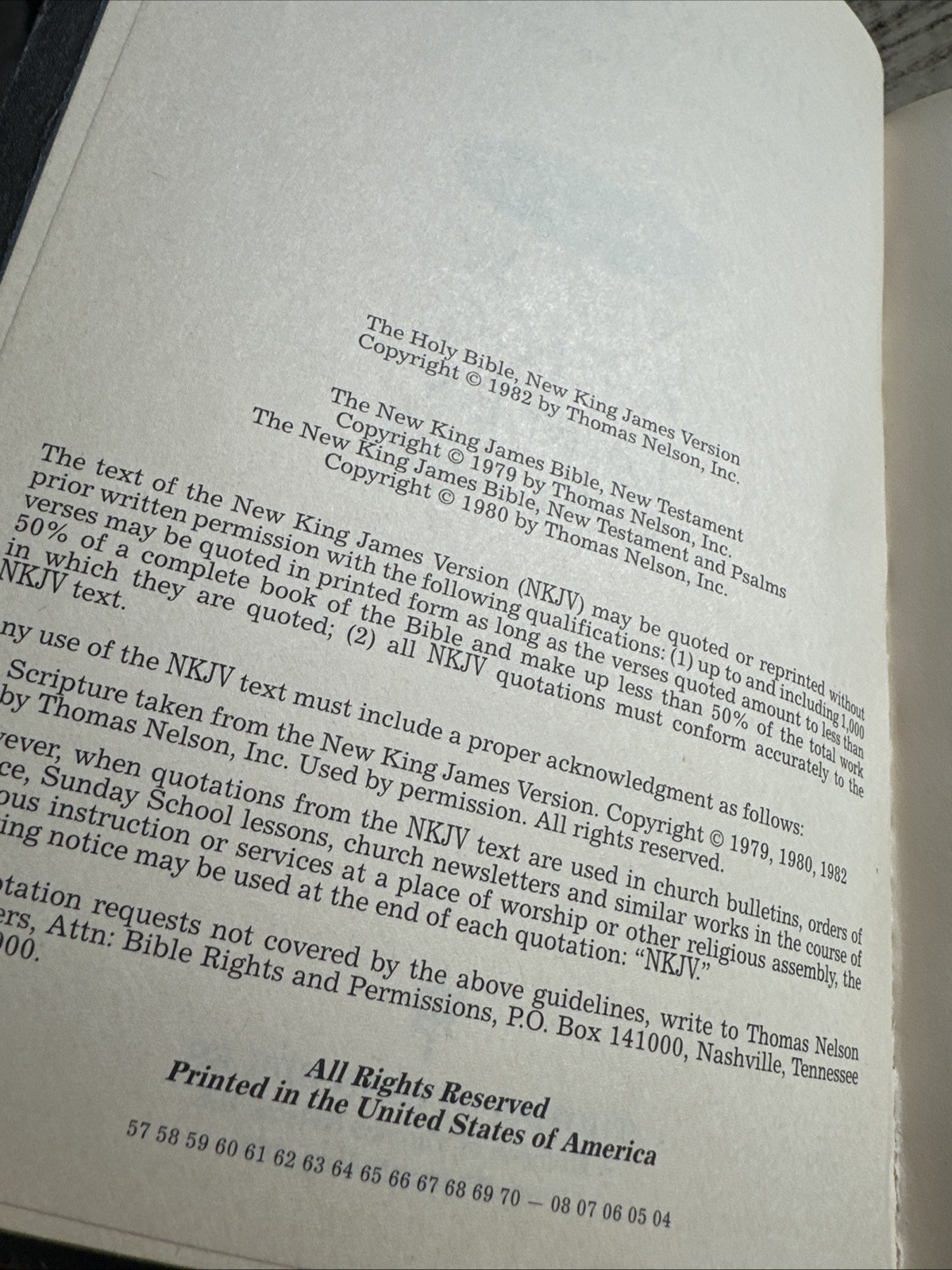 Thomas Nelson NKJV Holy Bible Dictionary Concordance Words of Jesus in Red