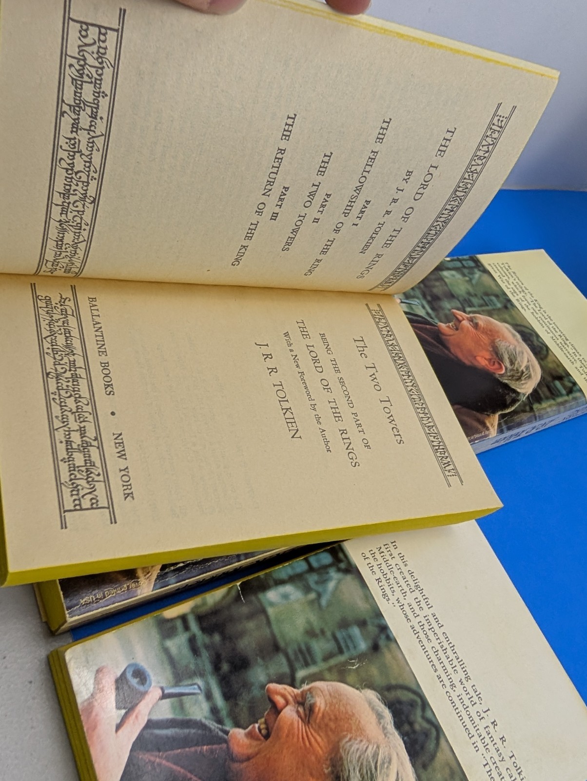 1977 Tolkein Book Set Hobbit Lord of the Rings Ballantine Books