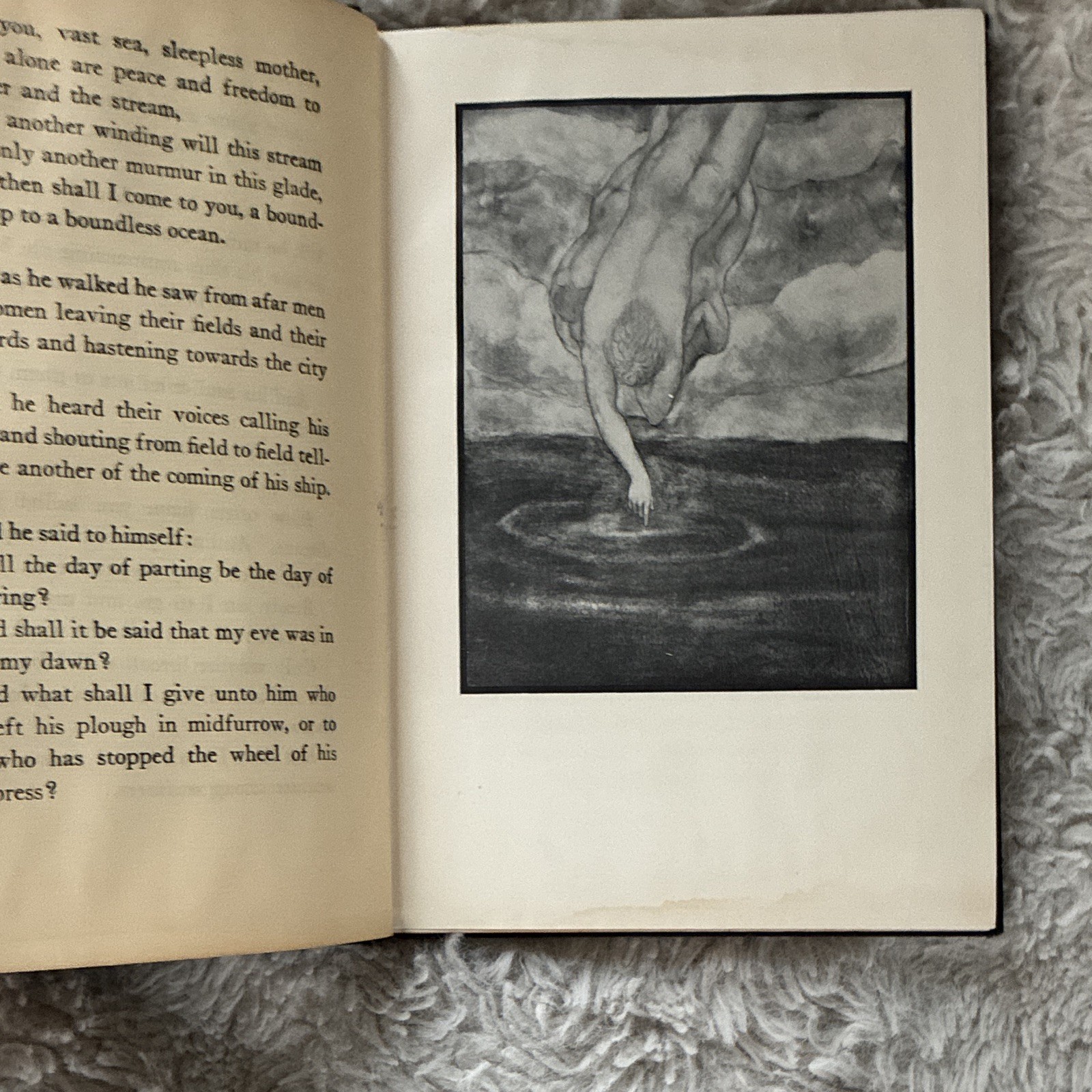 Alfred A. Knopf The Prophet by Kahlil Gibran Hardcover Illustrated