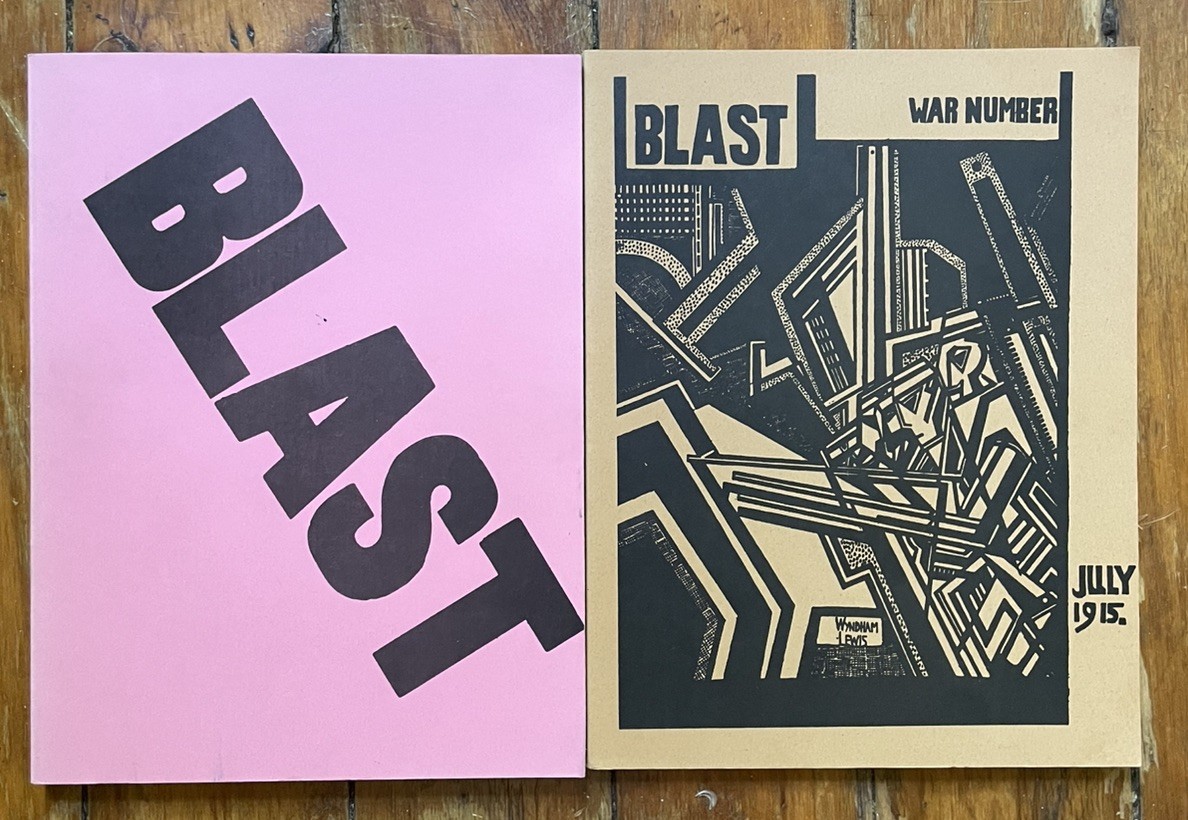 Blast 1 & 2 Wyndham Lewis 1915 War Number Modernist Poetry Black Sparrow