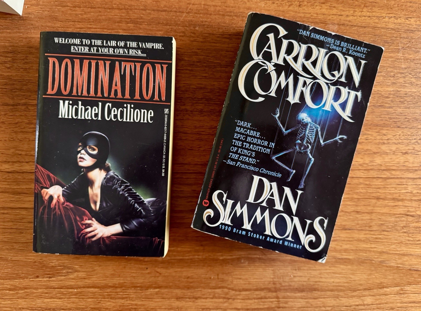 VAMPIRE Dracula PAPERBACK Book LOT Horror PN ELROD Les Daniels DAN SIMMONS++