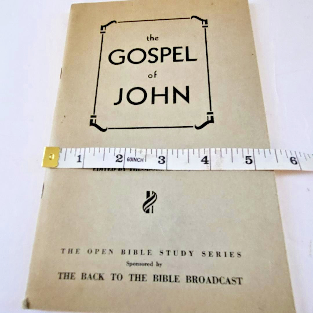 The Gospel of John Study Guide First Edition 1944 Paperback 108 Pages