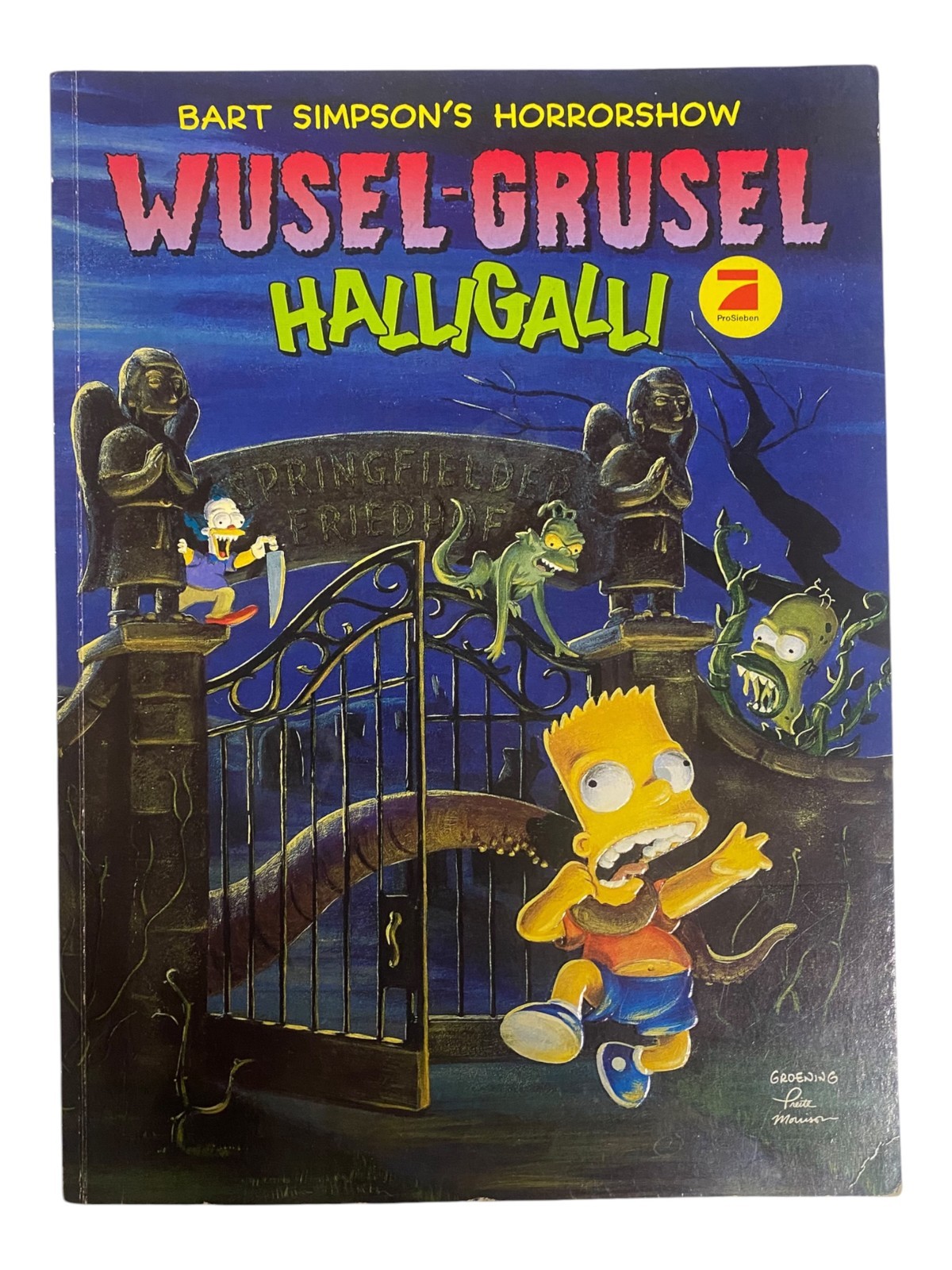 Bart Simpsons Horrorshow: Wusel Grusel Halligalli Buch Heft Sammler 2000
