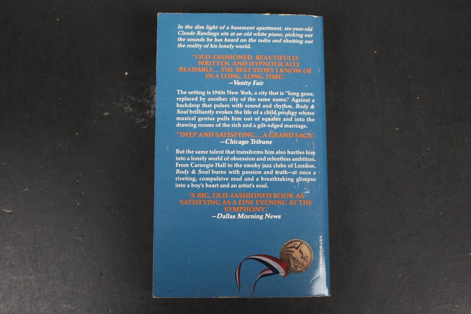 Body & Soul Frank Conroy 1994 Advance Reading Copy ARC Fiction Dell PB