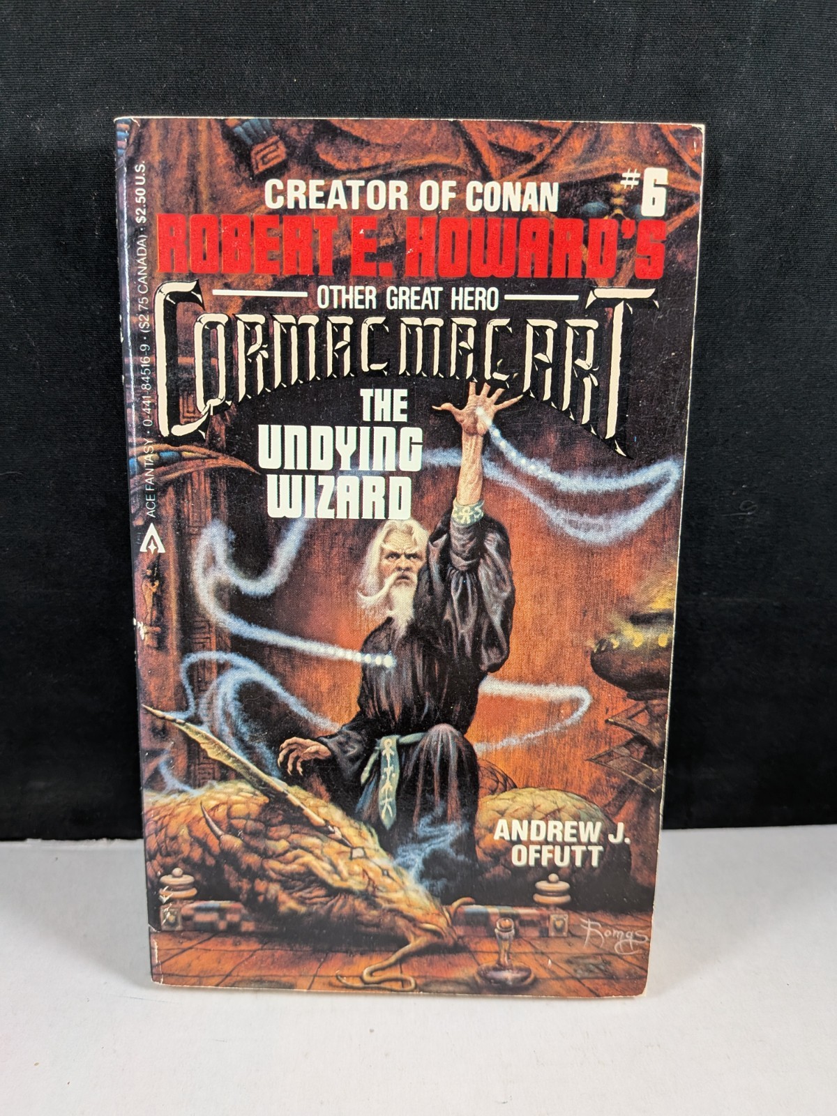 Robert E Howard’s Great Hero Cormac Macart Undying Wizard Andrew #6 1984 Book