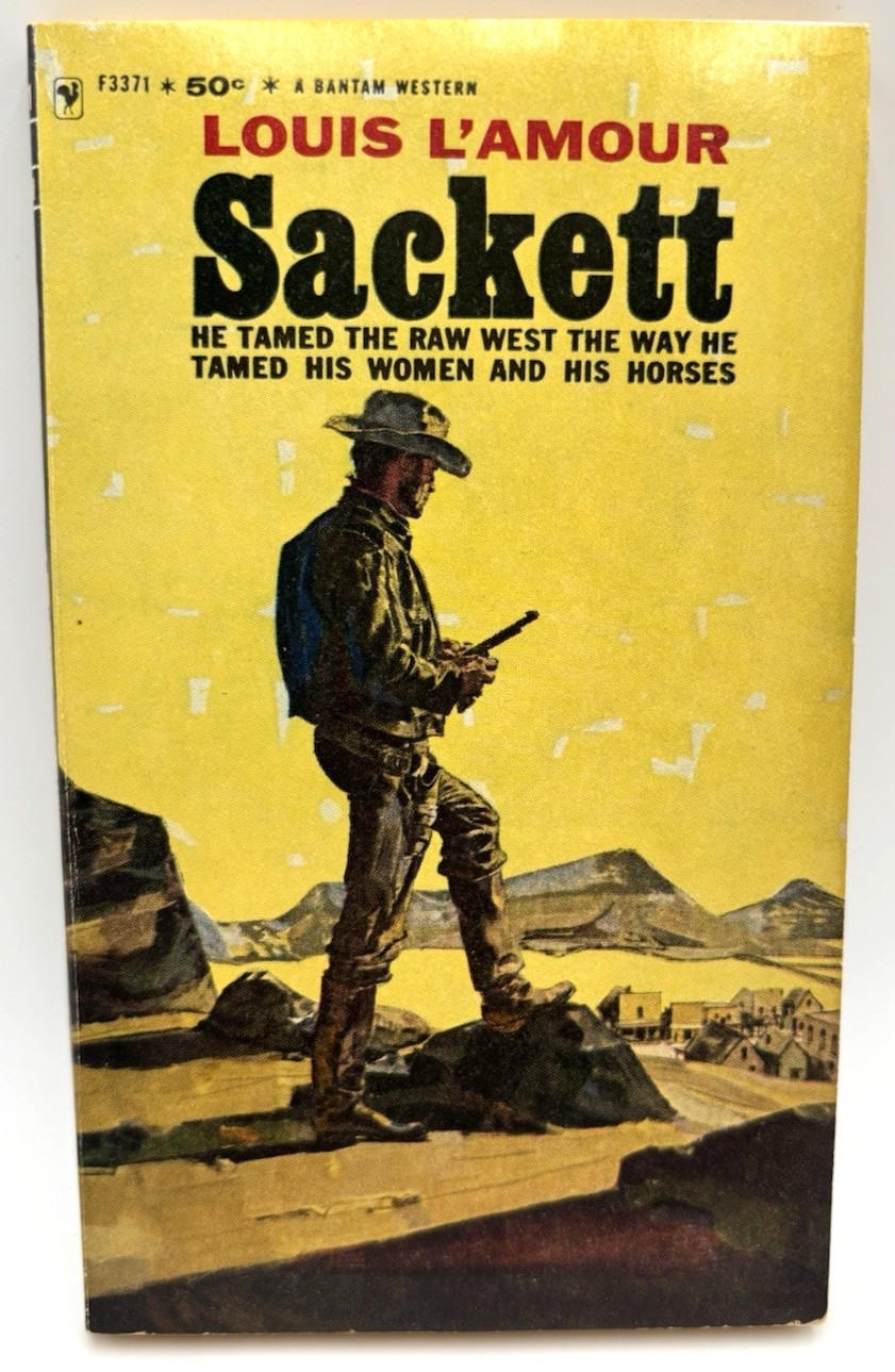 Louis Lamour Vintage Sackett Book Lot Western Several 1st Printings Flaws Listed