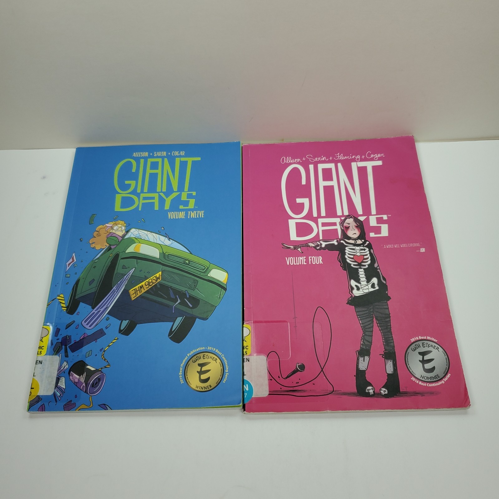 Giant Days Lot Of 10 Allison Graphic Novels Paperback Ex Library Set