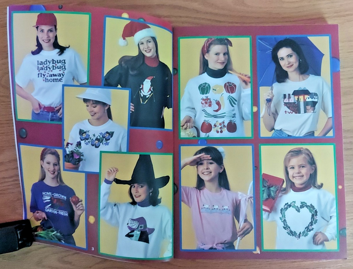 Creative Iron-On Transfers Leisure Arts Craft Leaflets Hundreds of Designs Books