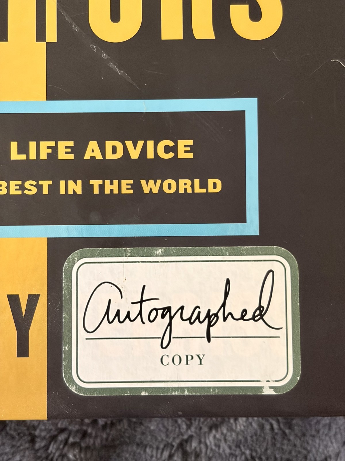 SIGNED Tribe of Mentors by Timothy Ferriss, Tim Ferriss, AUTOGRAPHED COPY RARE!