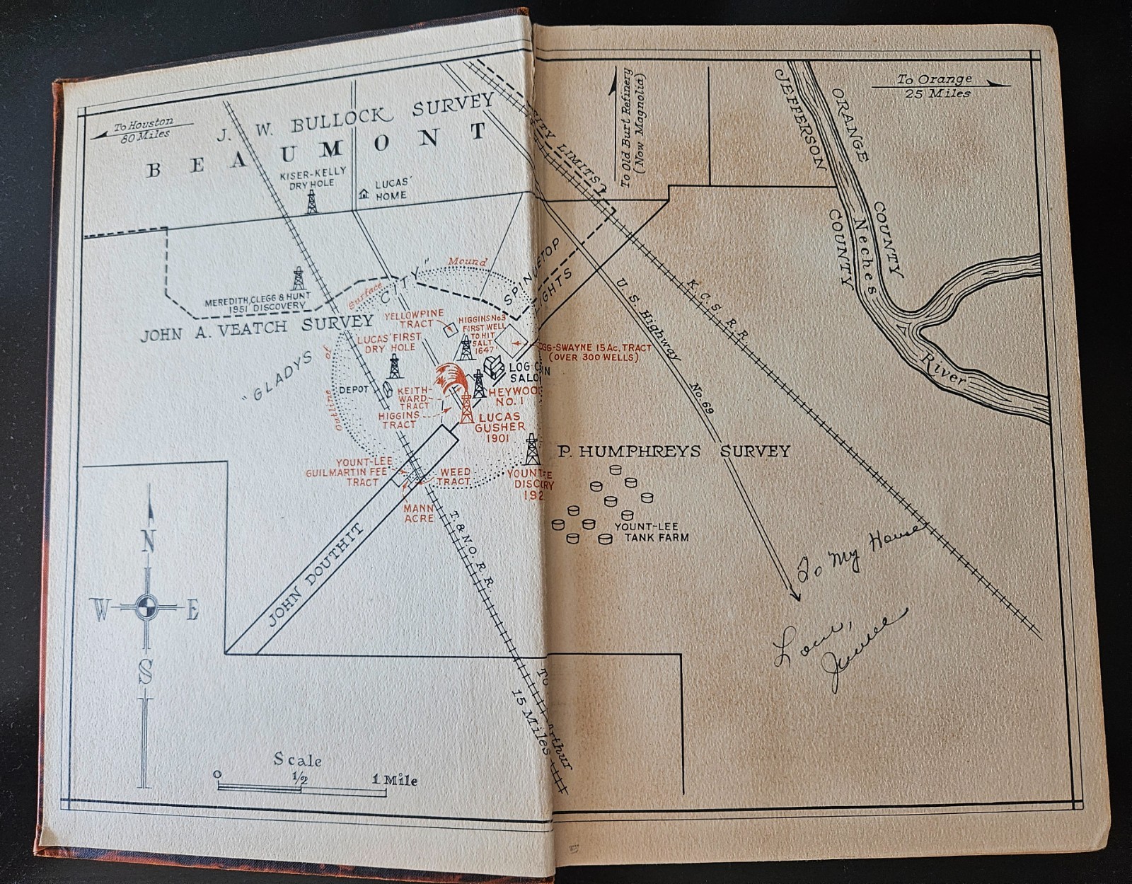Spindletop, J. A. Clark and M. T. Halbouty Beaumont Edition Sept. 1952