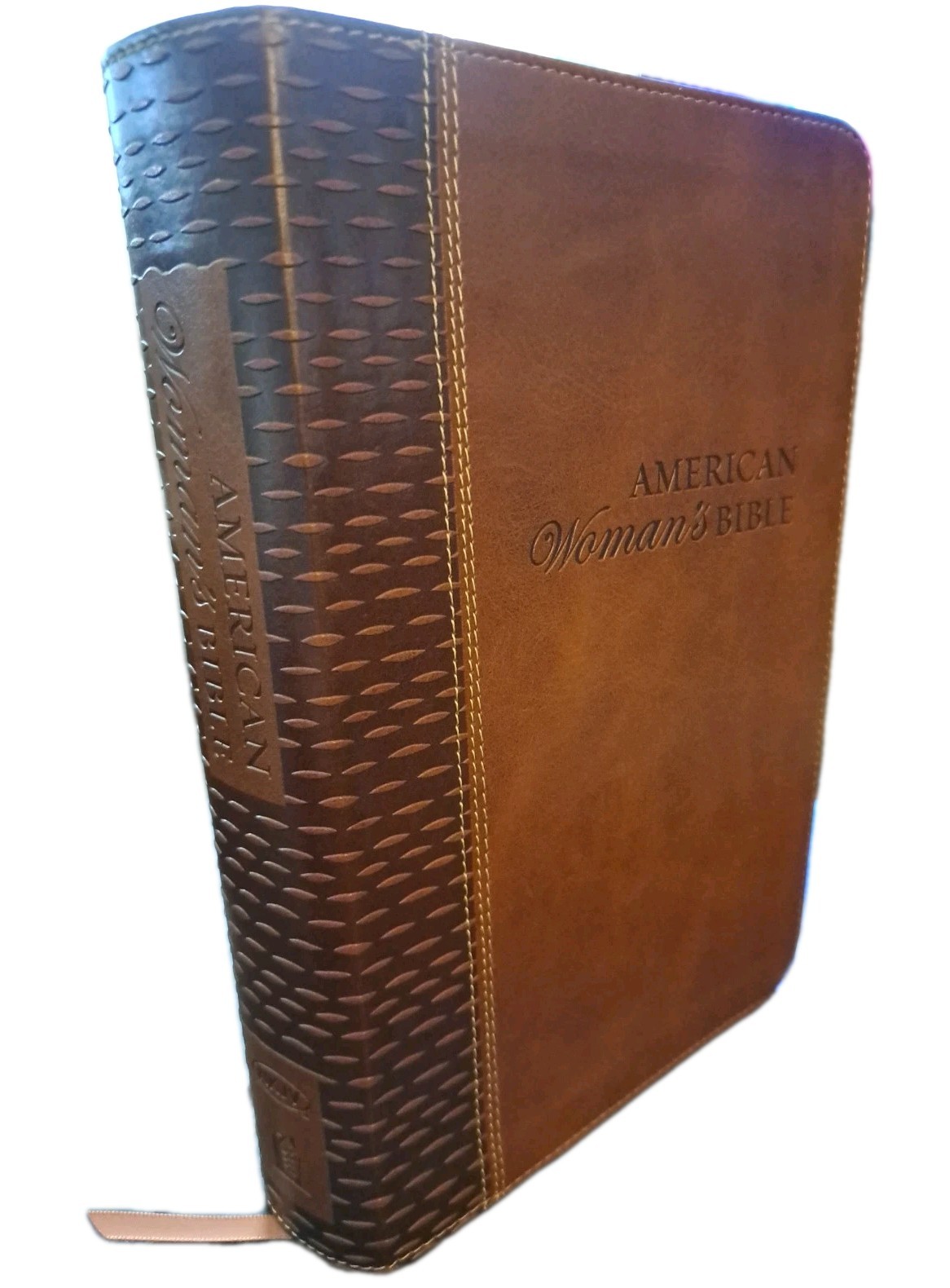 NKJV, American Woman’s Bible, Leathersoft, Brown, 2016 – LIKE NEW