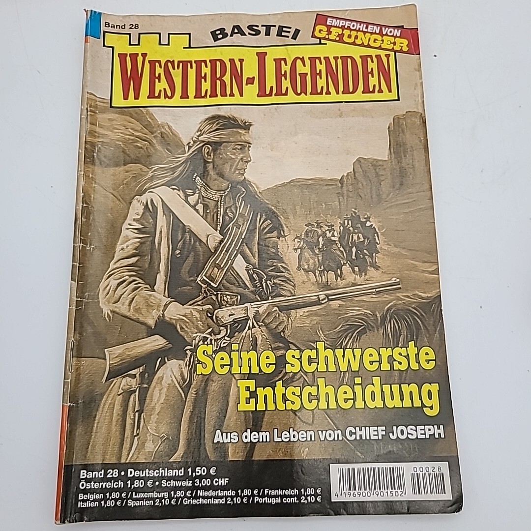 BASTEI Western-Legenden 7 Western Pulp Fiction German Booklets Books Band 24++