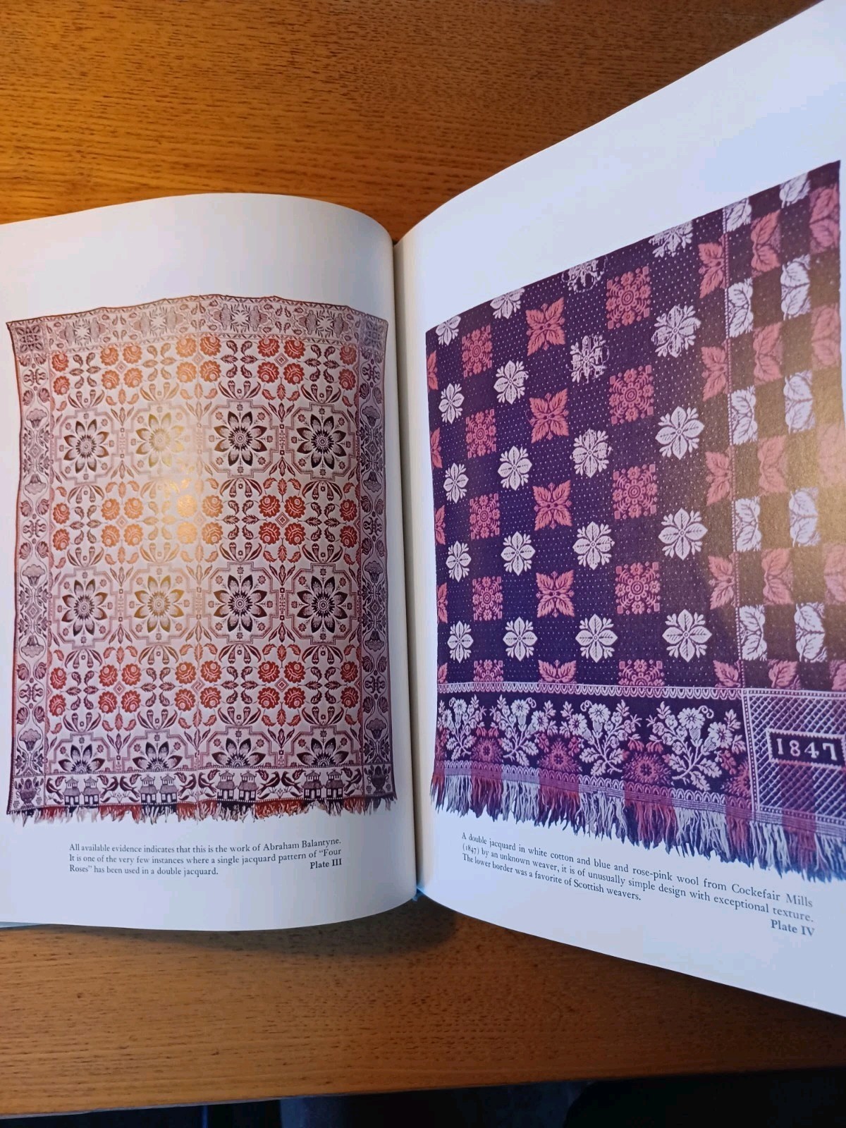 Indiana Coverlet Weavers and Their Coverlets by Pauline Montgomery signed HC/DC