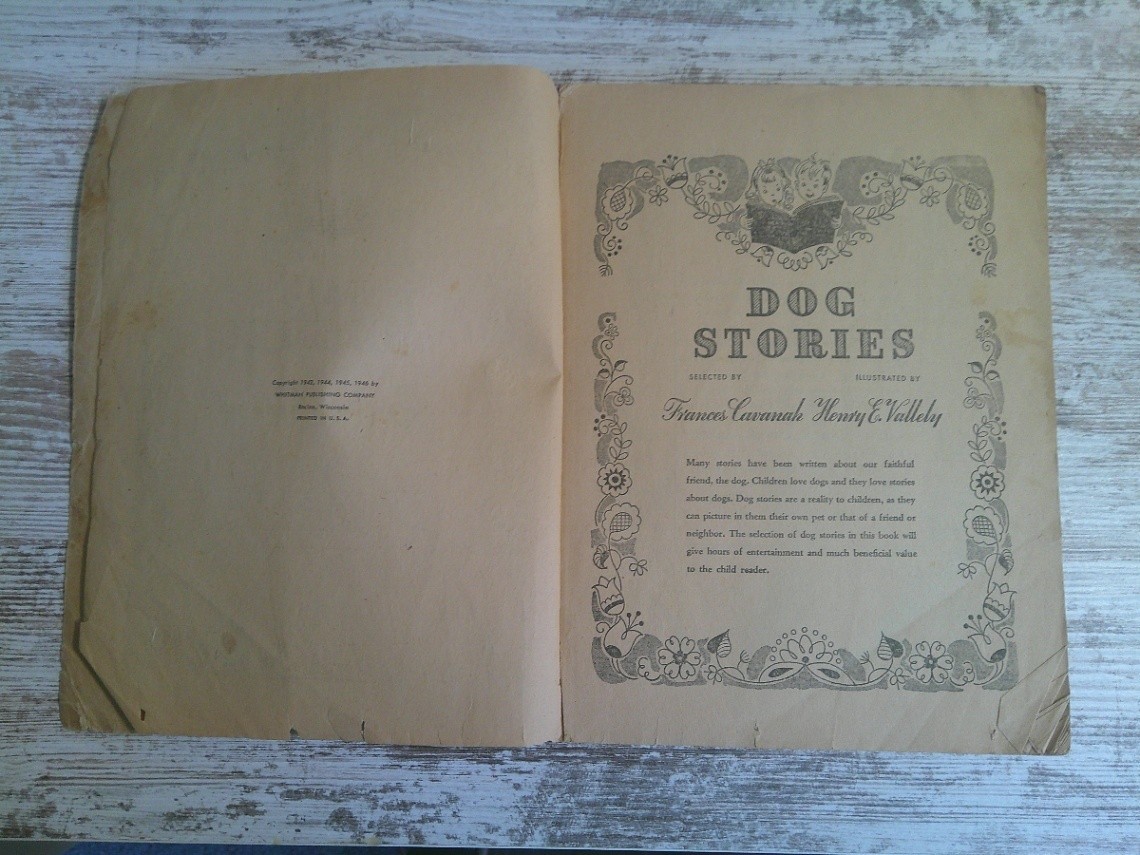 Vintage 1946 Big Big Favorite Stories Whitman Publishing Paperback Illustrated