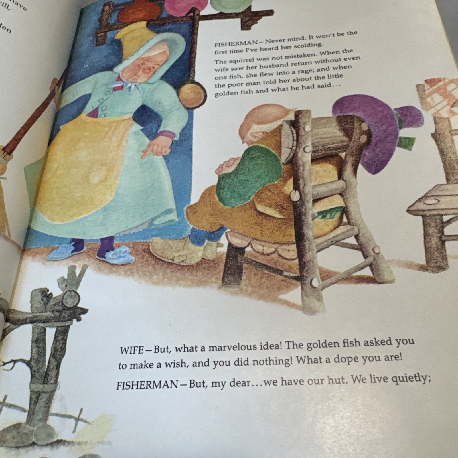 Vintage 1969 Storytime Treasury THE GOLDEN FISH/GOATHERD AND THE KINGS DAUGHTER