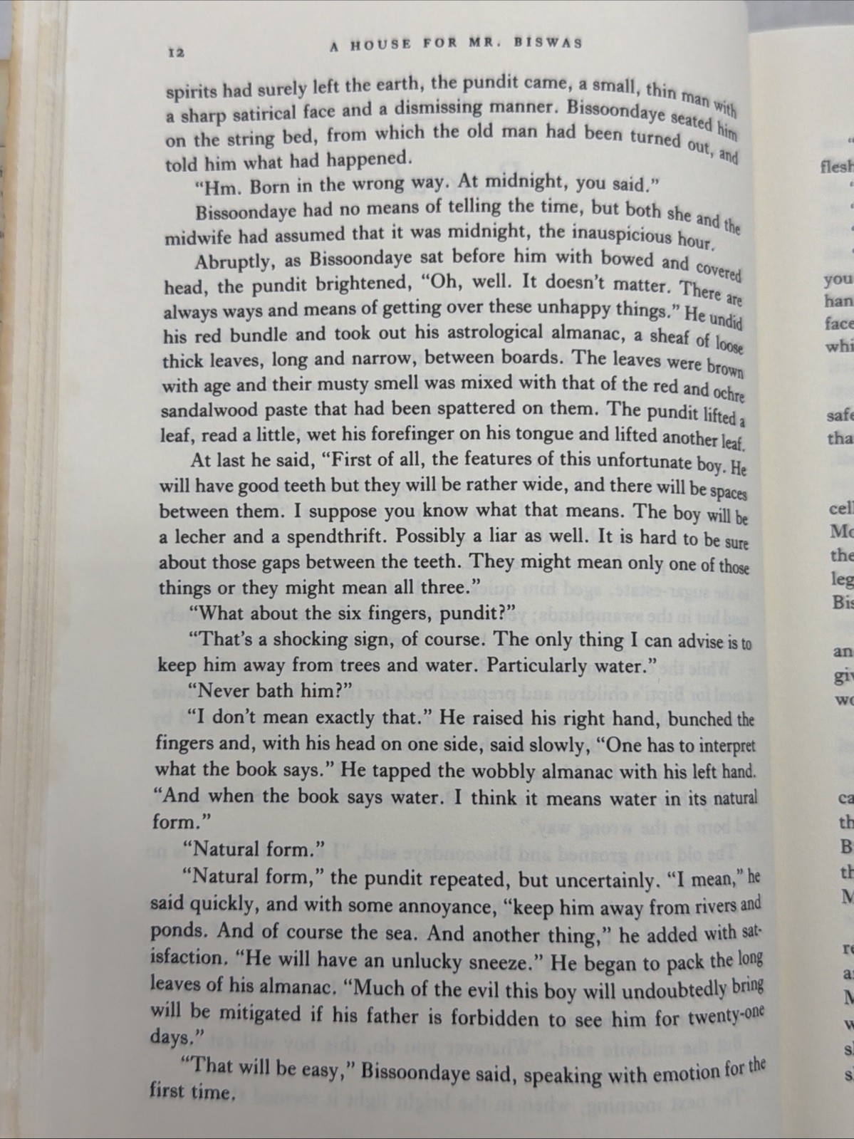 A House For Mr. Biswas by V.S. Naipaul (1983, Alfred A. Knopf) HCDJ
