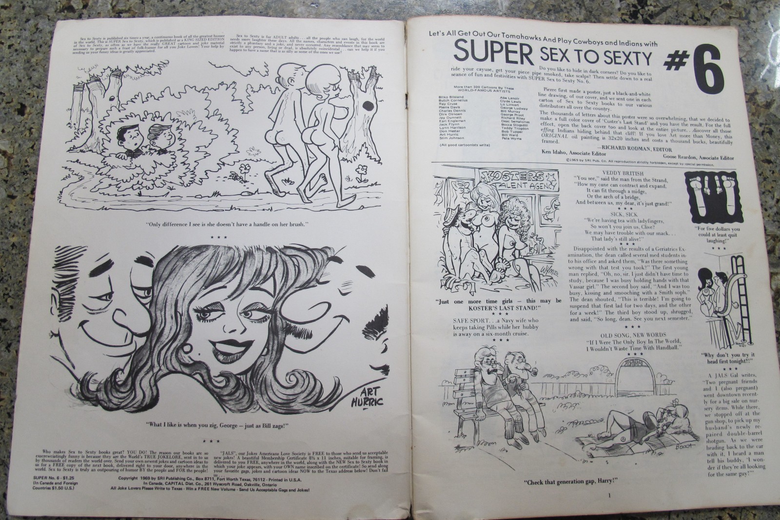 Vintage Super Sex To Sexty #6 ©1969 Adult Humor Magazine