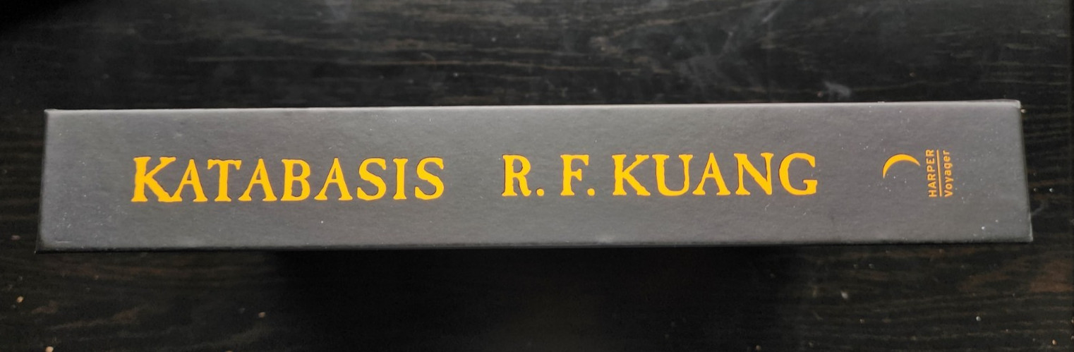 Katabasis by R.F. Kuang Hardcover Limited Edition Sprayed Edges
