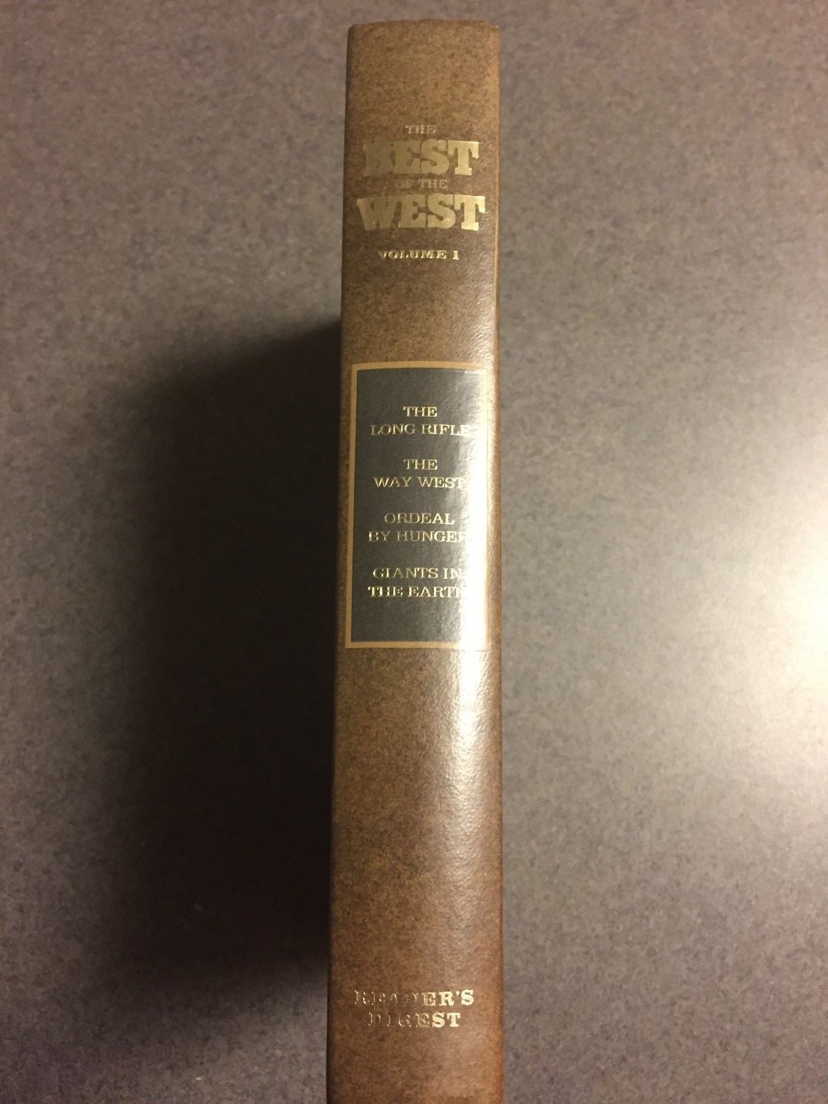 1976 The Best of The West Treasury of Western Adventure 1st Edition Hardcover