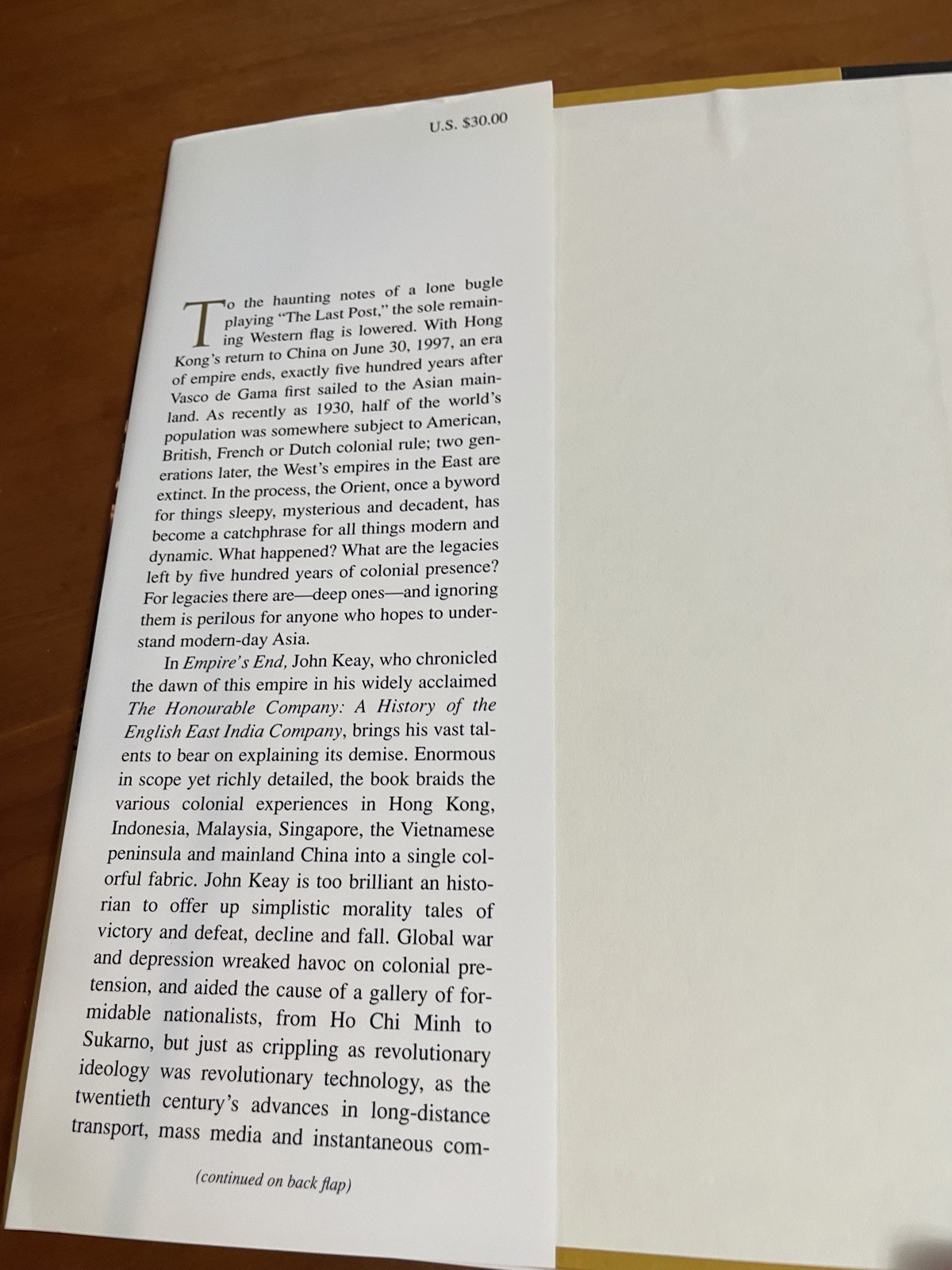 Empire’s End: A History of the Far East from High Colonialism to Hong Kong 1997