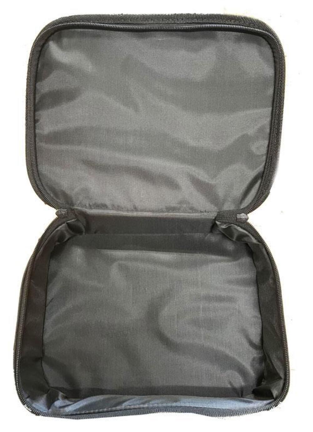 10.5″x9.5″ Black Zippered Carrying Case for Accessories (Head Magnifiers MH1047L