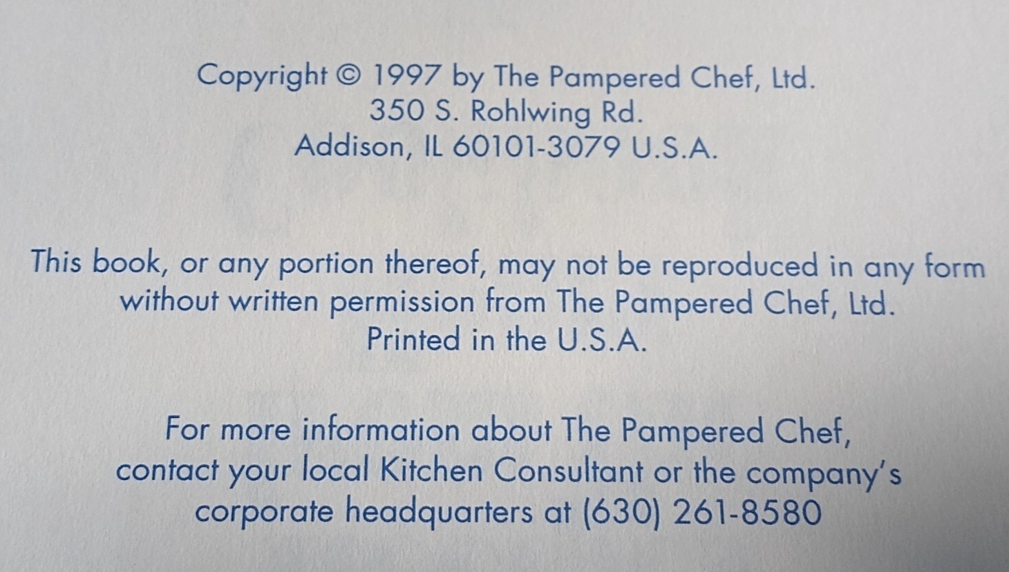 Vintage Pampered Chef Recipes From The Heart 1997 Spiral Cookbook 224 pages
