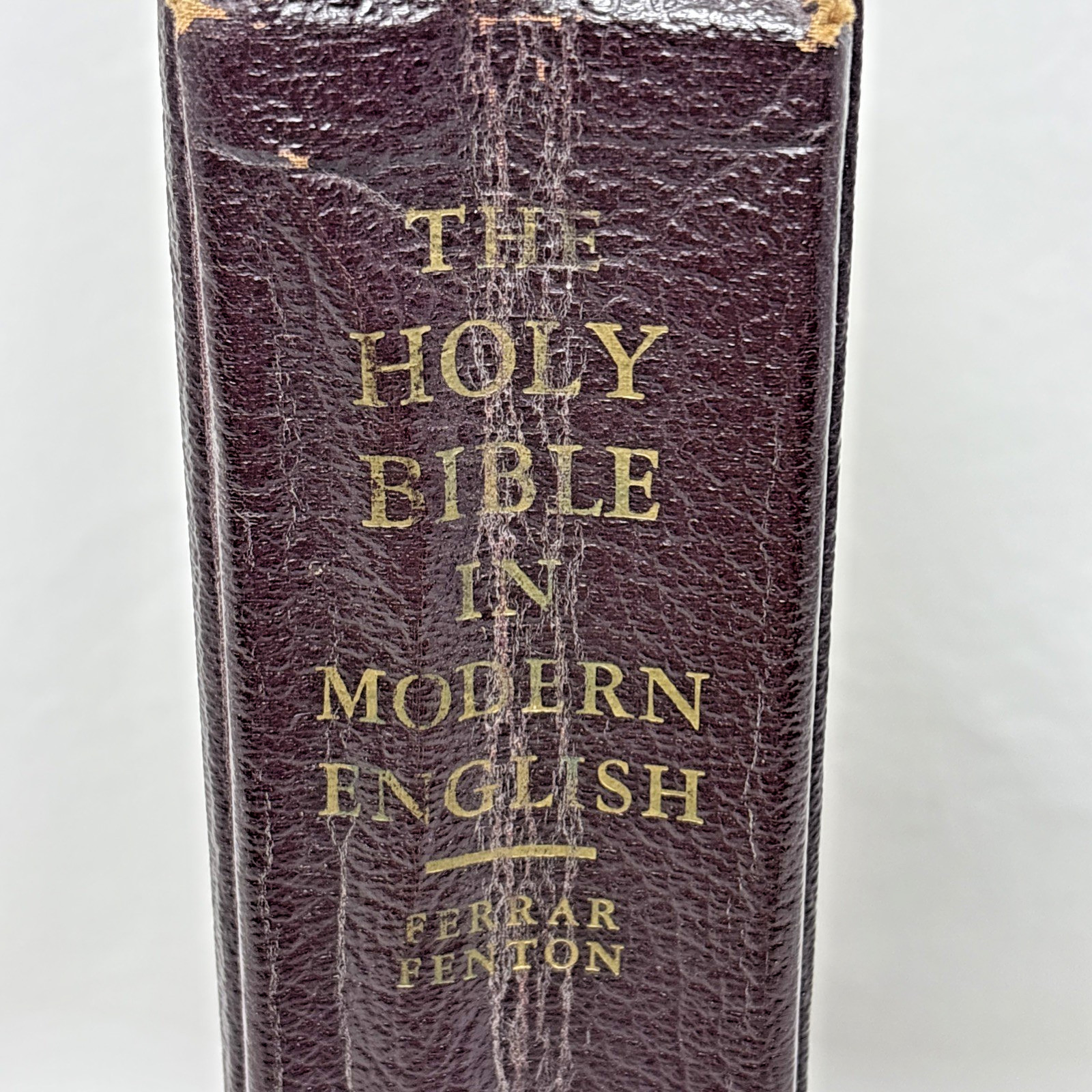 The Holy Bible in Modern English Vtg Ferrar Fenton HC Large Type Edition 1966