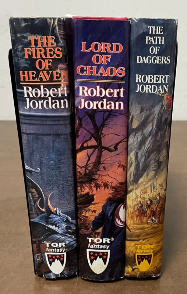 Robert Jordan Hardcover Book Lot – The Wheel of Time Series (Books 5, 6, 8)