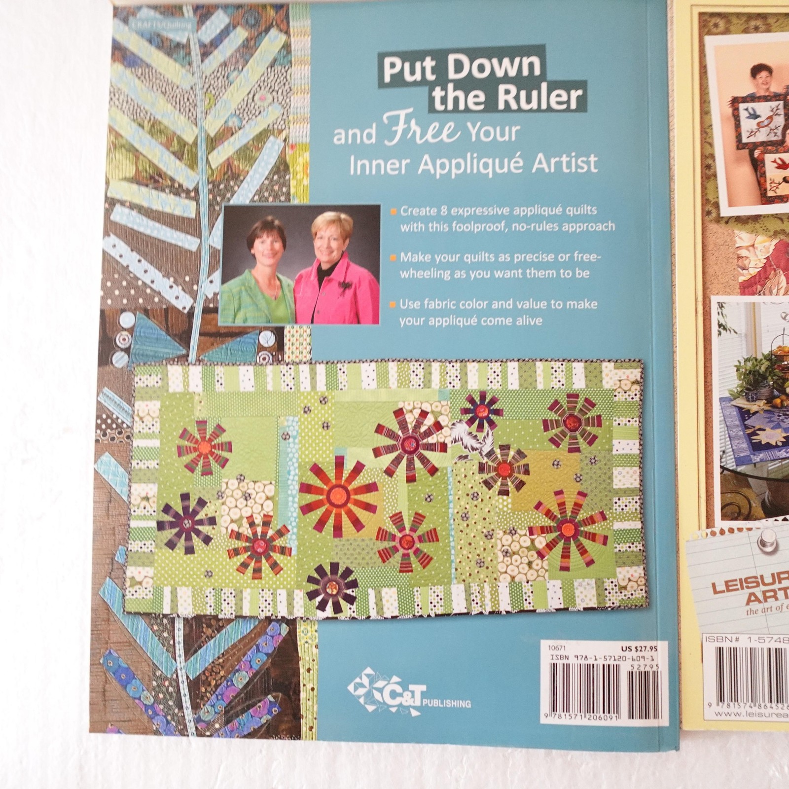 Lot of 6 Appliqué Quilting Books Alex Anderson Pat Sloan Jean Wells C&T Pub