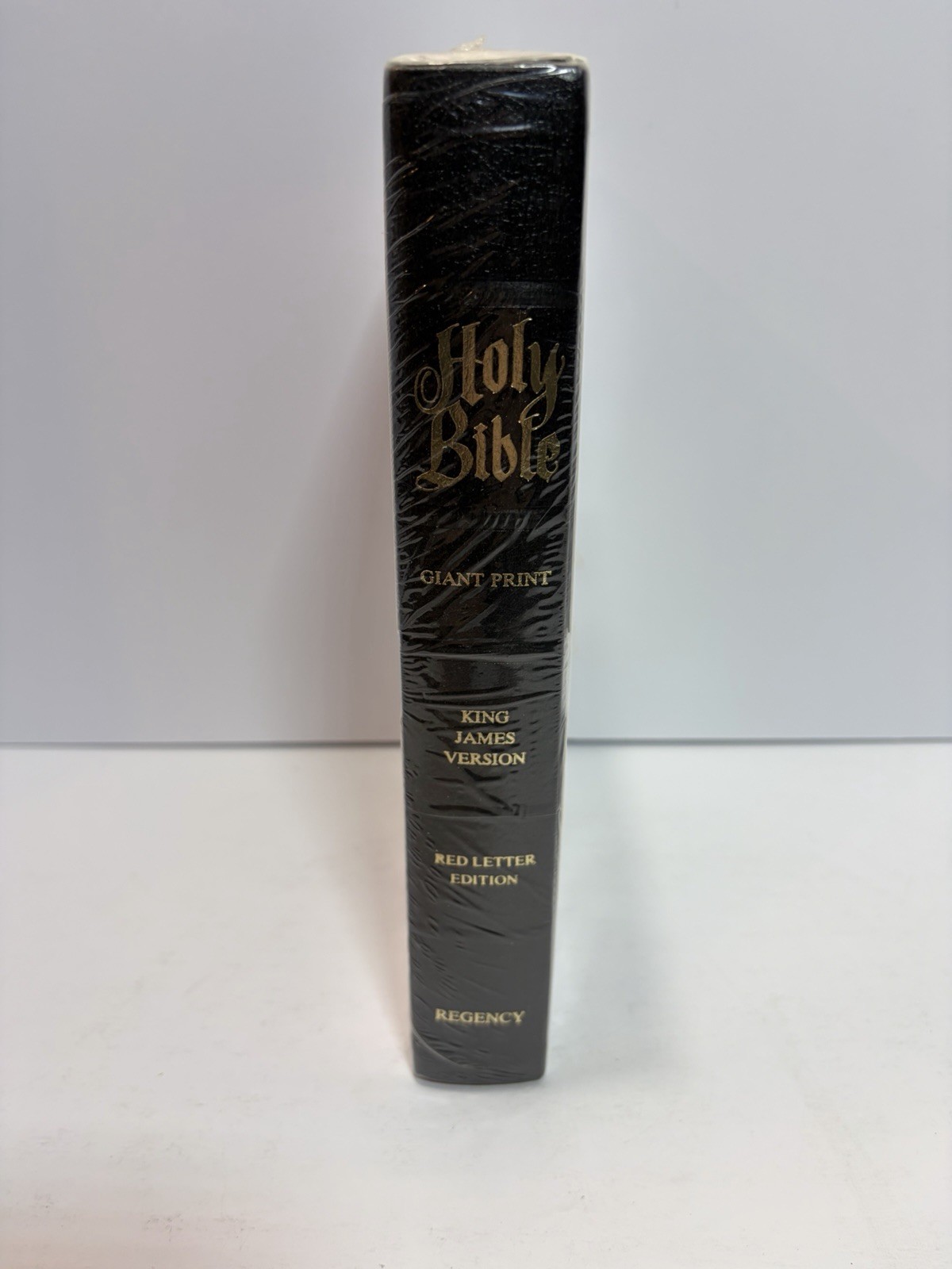 Vntg KJV Giant Print Bible Red Letter Regency 880 Sealed New Black Thomas Nelson