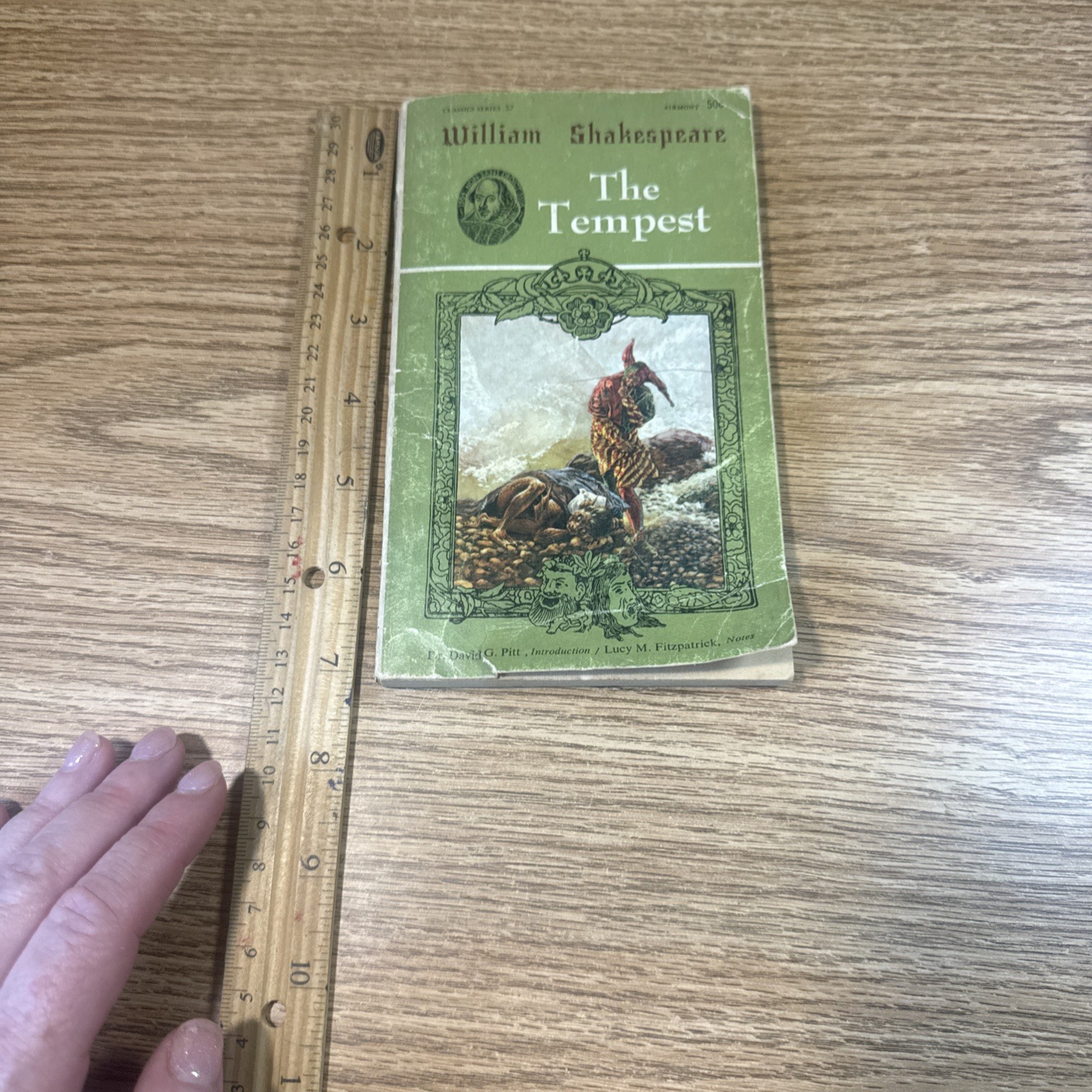 The Tempest Classic Paperback Book by William Shakespeare from Airmont 1965