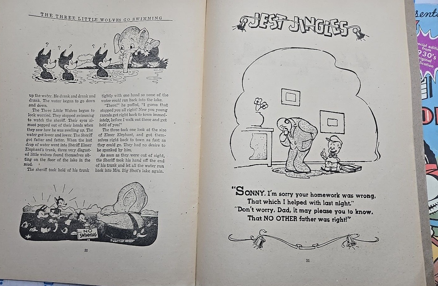 Walt Disney’s Mickey Mouse, Donald Duck & Pals | 1930s Vintage Children’s Book