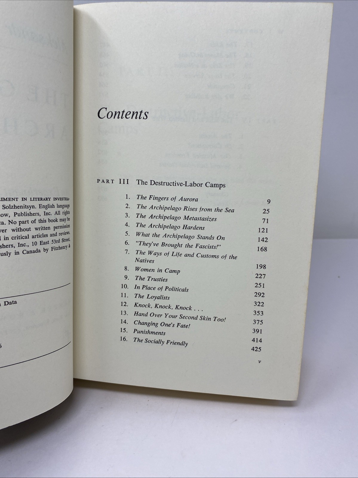 The Gulag Archipelago Volumes 1 & 2 Harper & Row HC – Both Book Club Editions