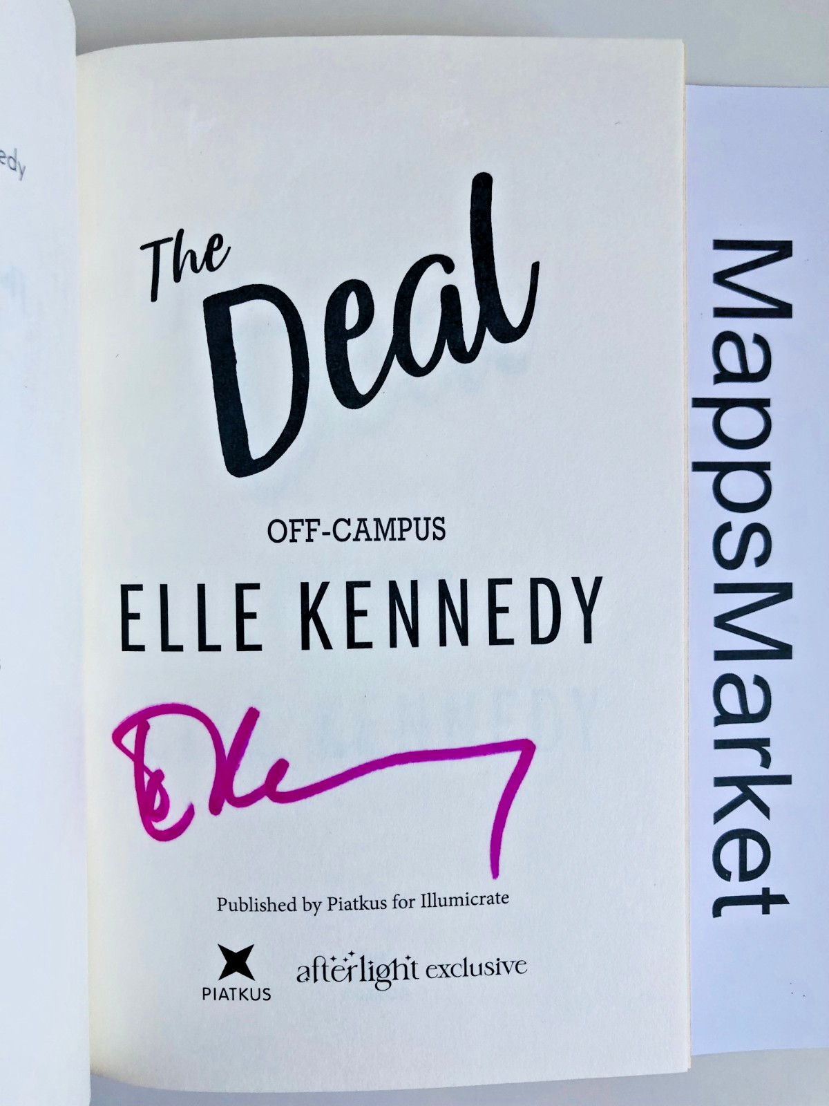 SIGNED Off-Campus Set Books 1-5 by Elle Kennedy ILLUMICRATE AFTERLIGHT EXCLUSIVE