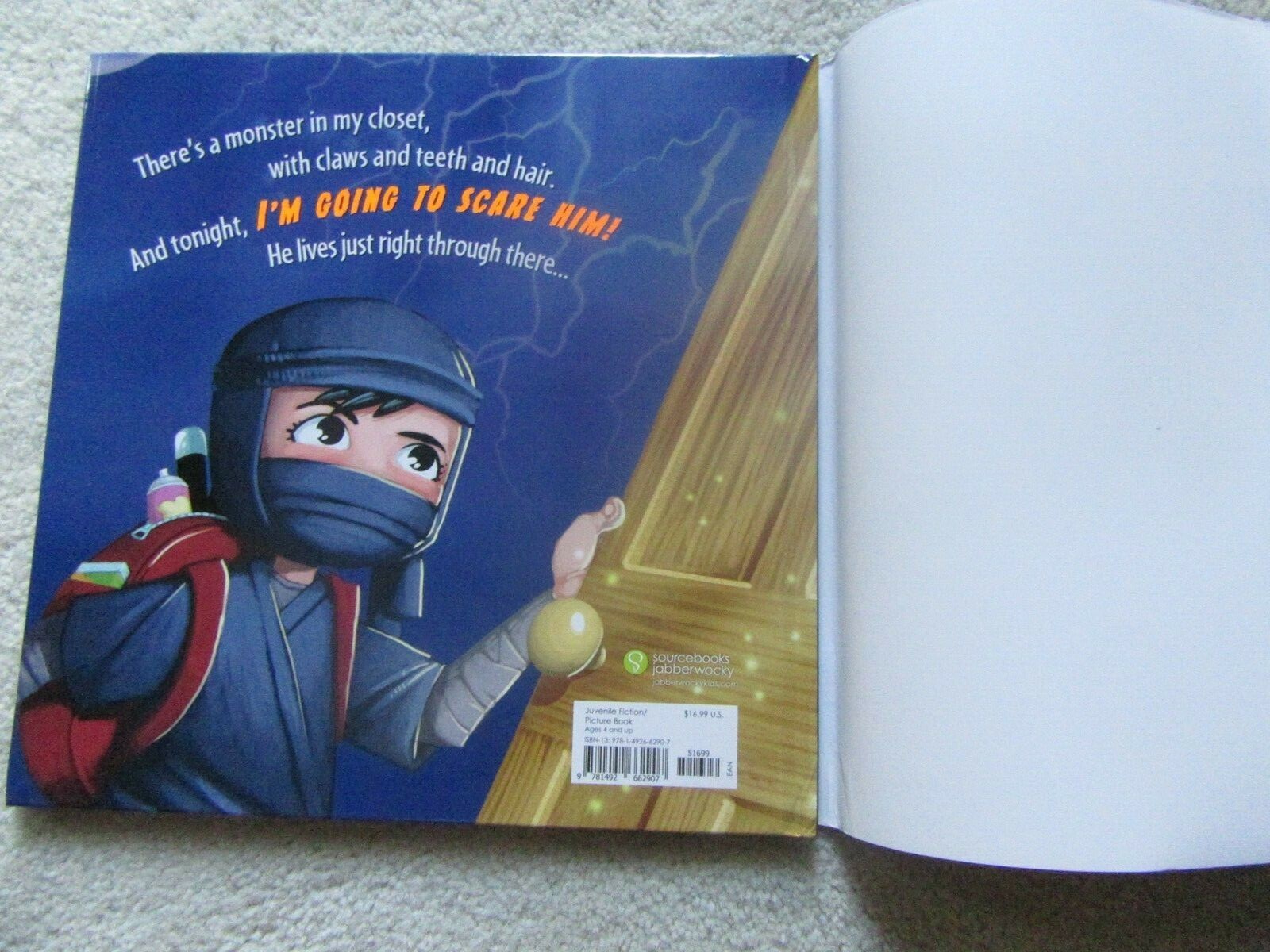 How to Catch a Monster by Adam Wallace NEW 2017 Hardcover 10.25 in x 10.25 in