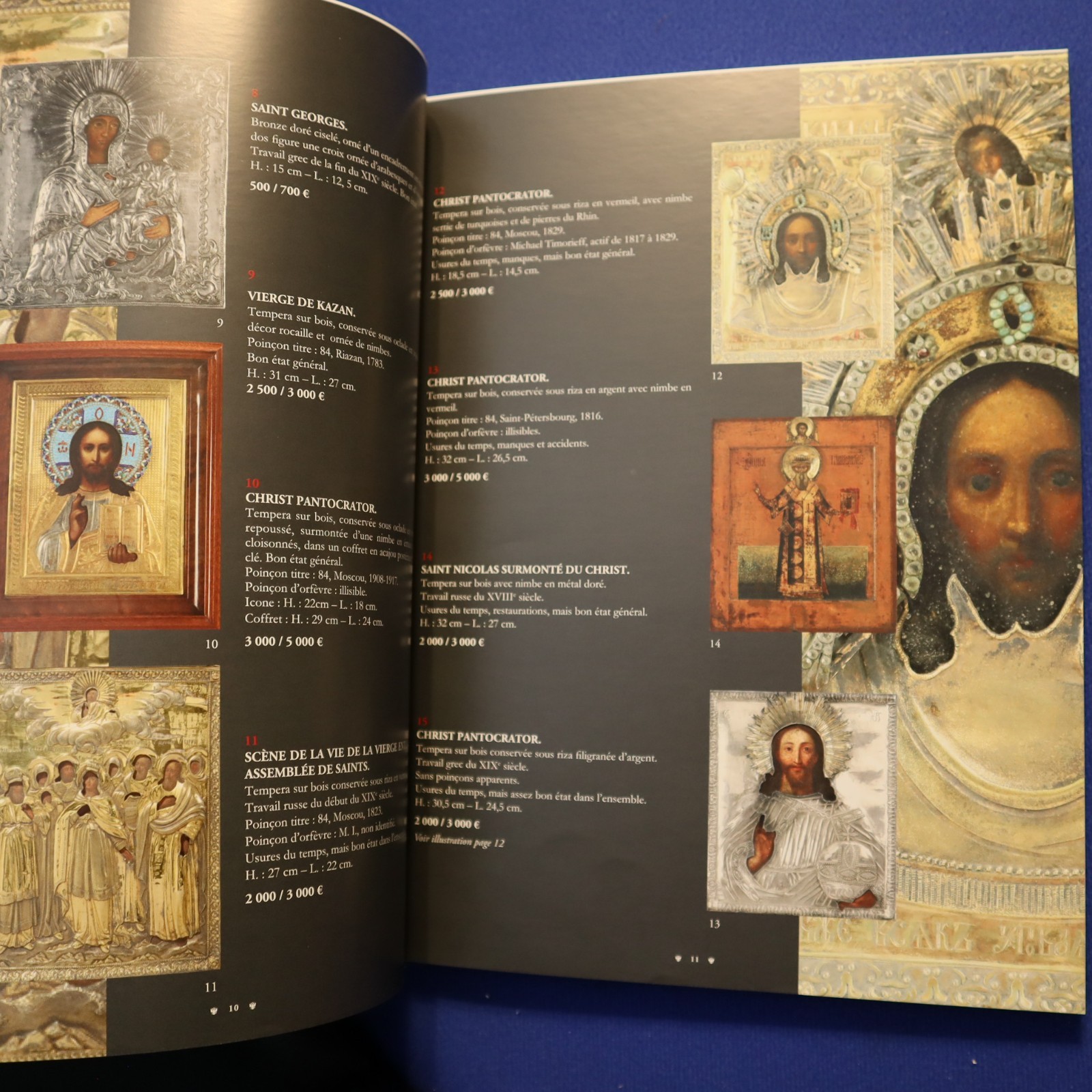 RUSSIAN ROYALTY AUCTION CATALOG 2015 HVMC , 120 PAGES IN FRENCH EX+