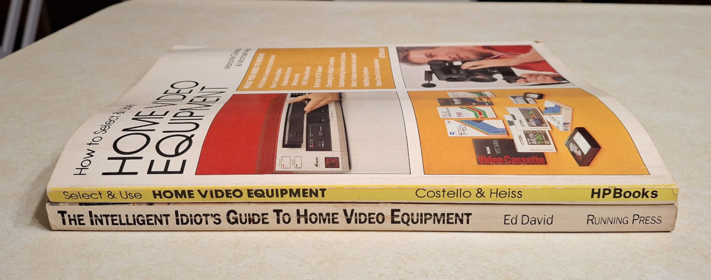 Vintage Home Video Equipment How To Guides Books 1980s Camcorders VCRs VHS Lot