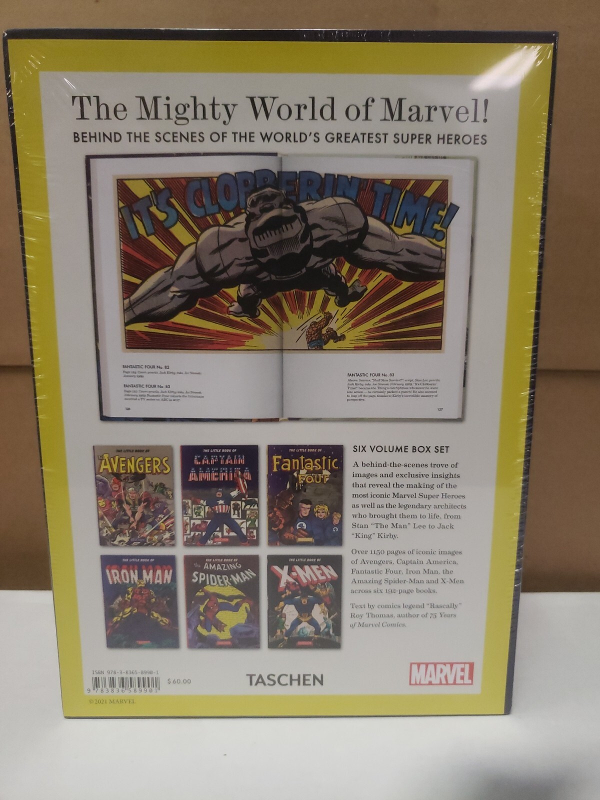 Marvel Super Heroes: 6-Book Set, Author Roy Thomas – BRAND NEW SEALED